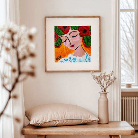 Amor | Botanical Fine Art Print 8"x8" | Part of The 100 Muses Project