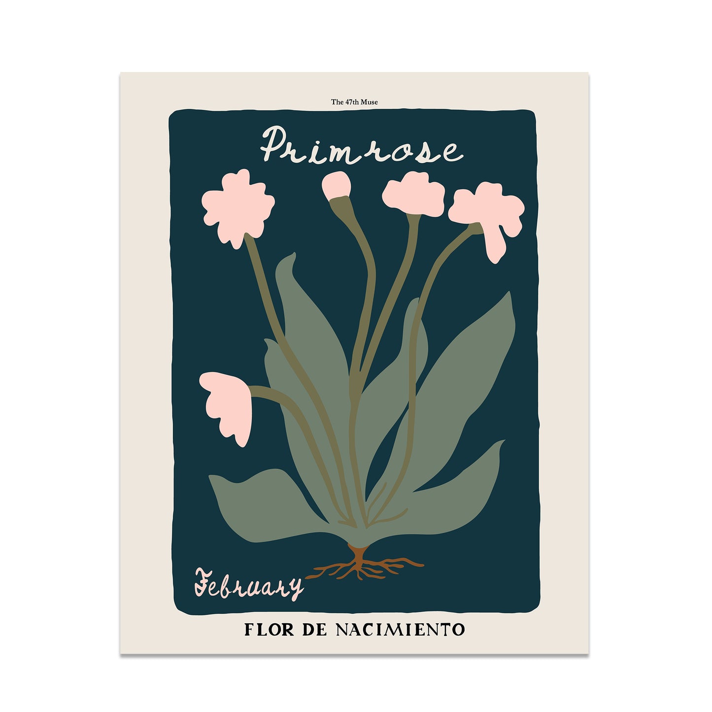 February Birth Flower Art Print