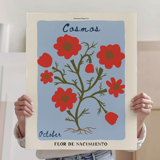 October Birth Flower Art Print