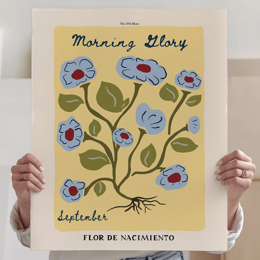 September Birth Flower Art Print