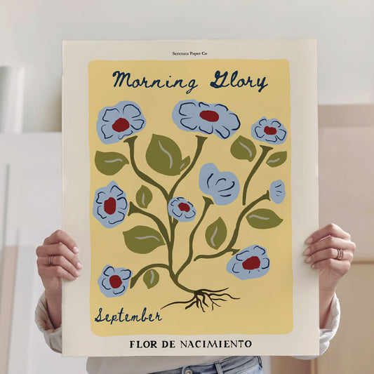 September Birth Flower Art Print