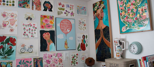 Finding My Sanctuary: Turning a Catch-All Corner Into a Studio