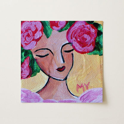 Adore | Botanical Fine Art Print 8"x8" | Part of The 100 Muses Project