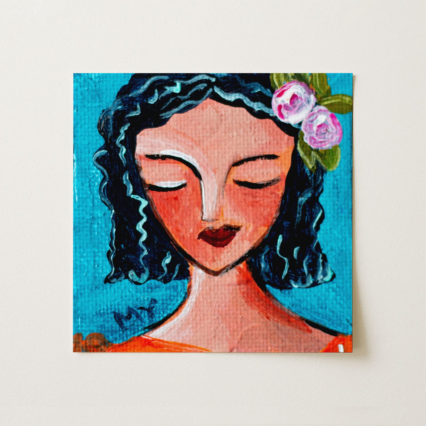 Alegria | Botanical Fine Art Print 8"x8" | Part of The 100 Muses Project