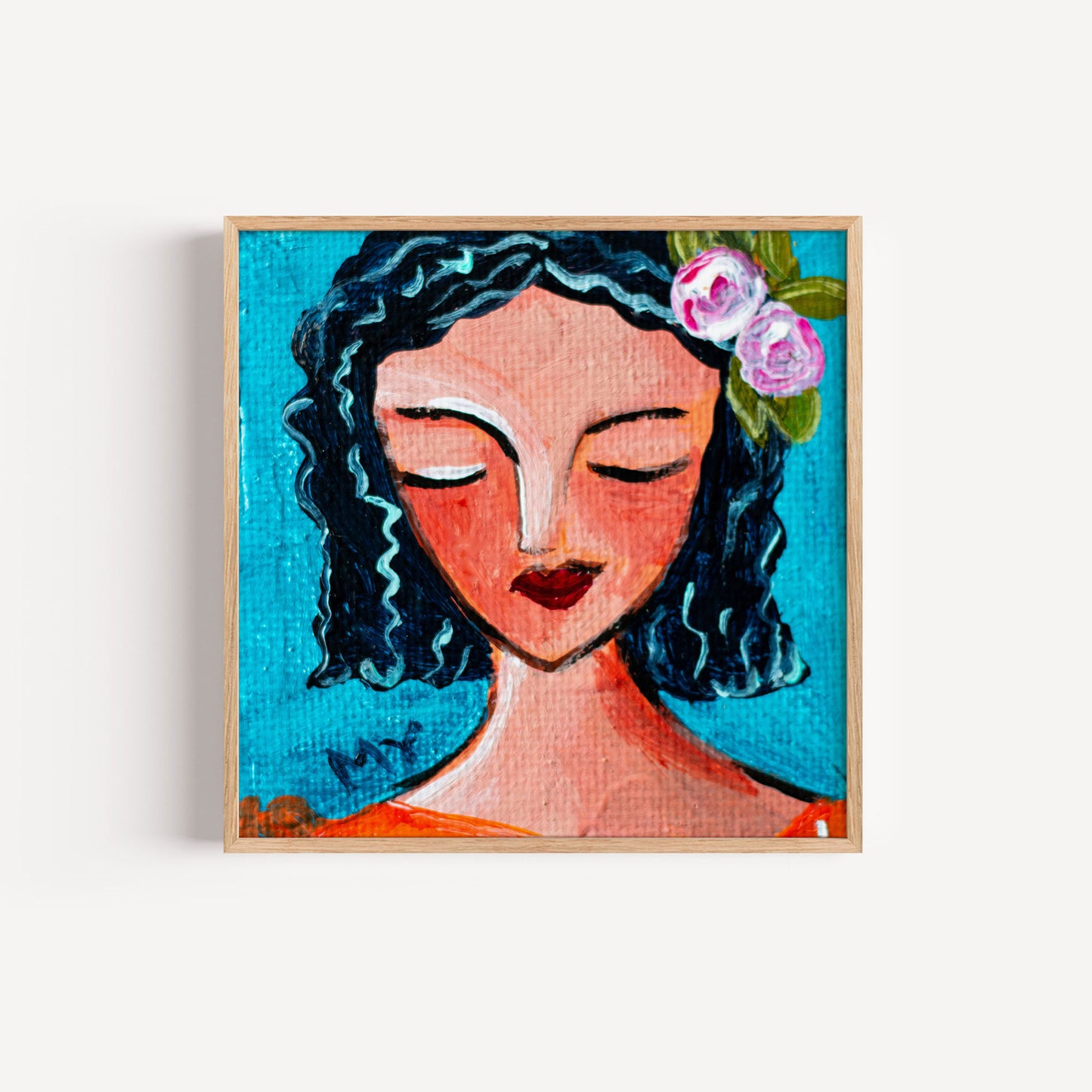 Alegria | Botanical Fine Art Print 8"x8" | Part of The 100 Muses Project