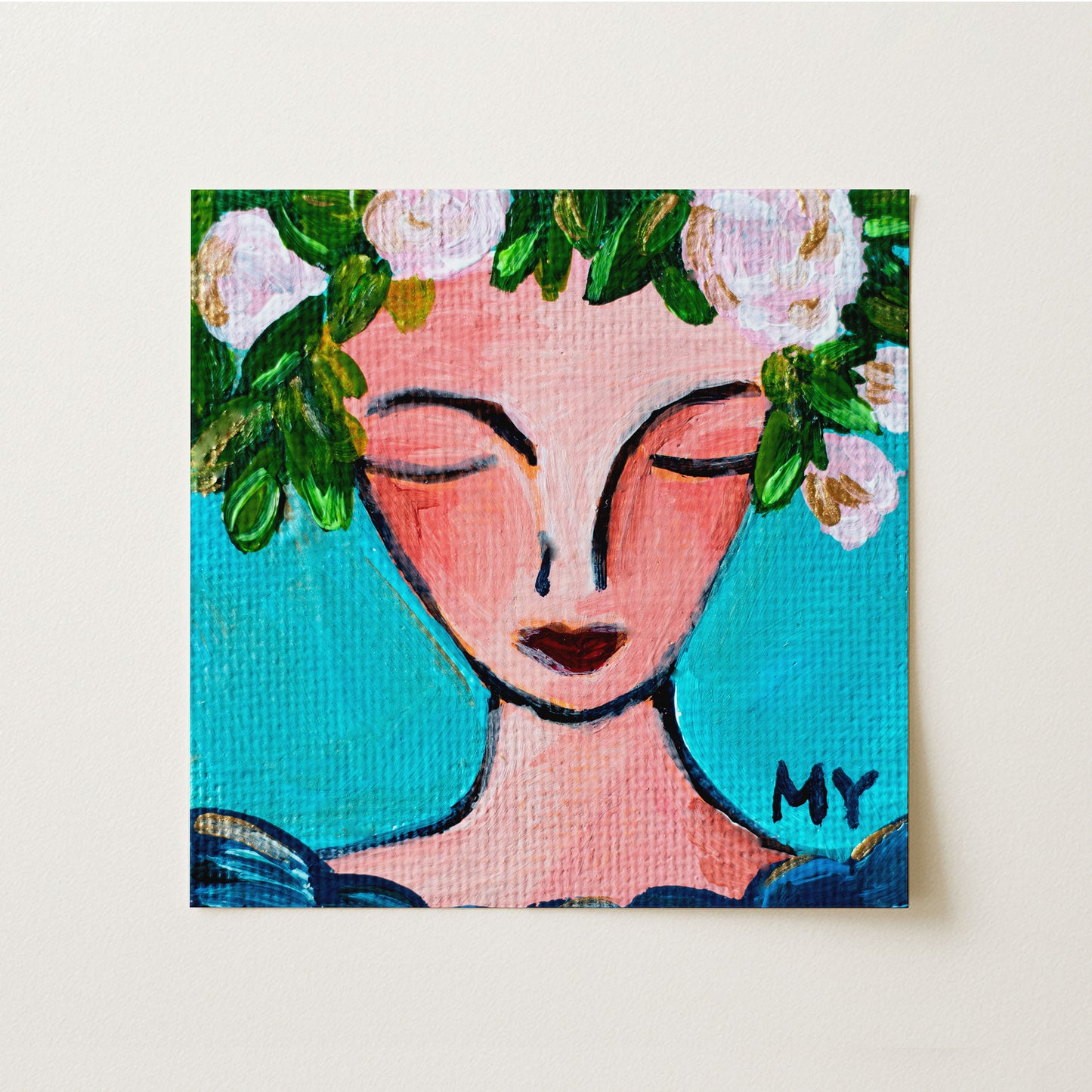 Baby Breath | Botanical Fine Art Print 8"x8" | Part of The 100 Muses Project