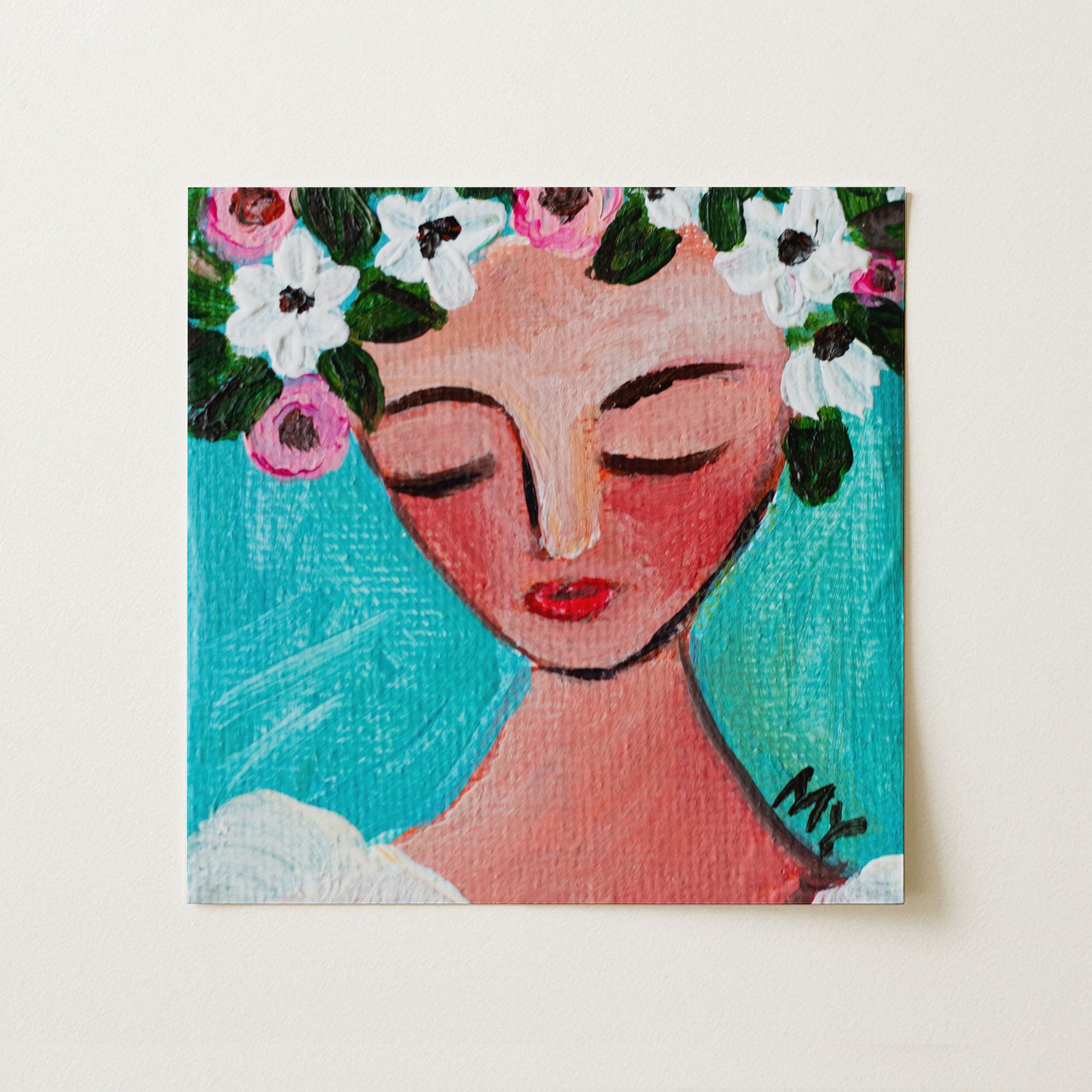Bella| Botanical Fine Art Print 8"x8" | Part of The 100 Muses Project