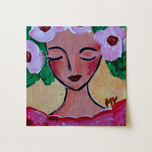 Belonging | Botanical Fine Art Print 8"x8" | Part of The 100 Muses Project