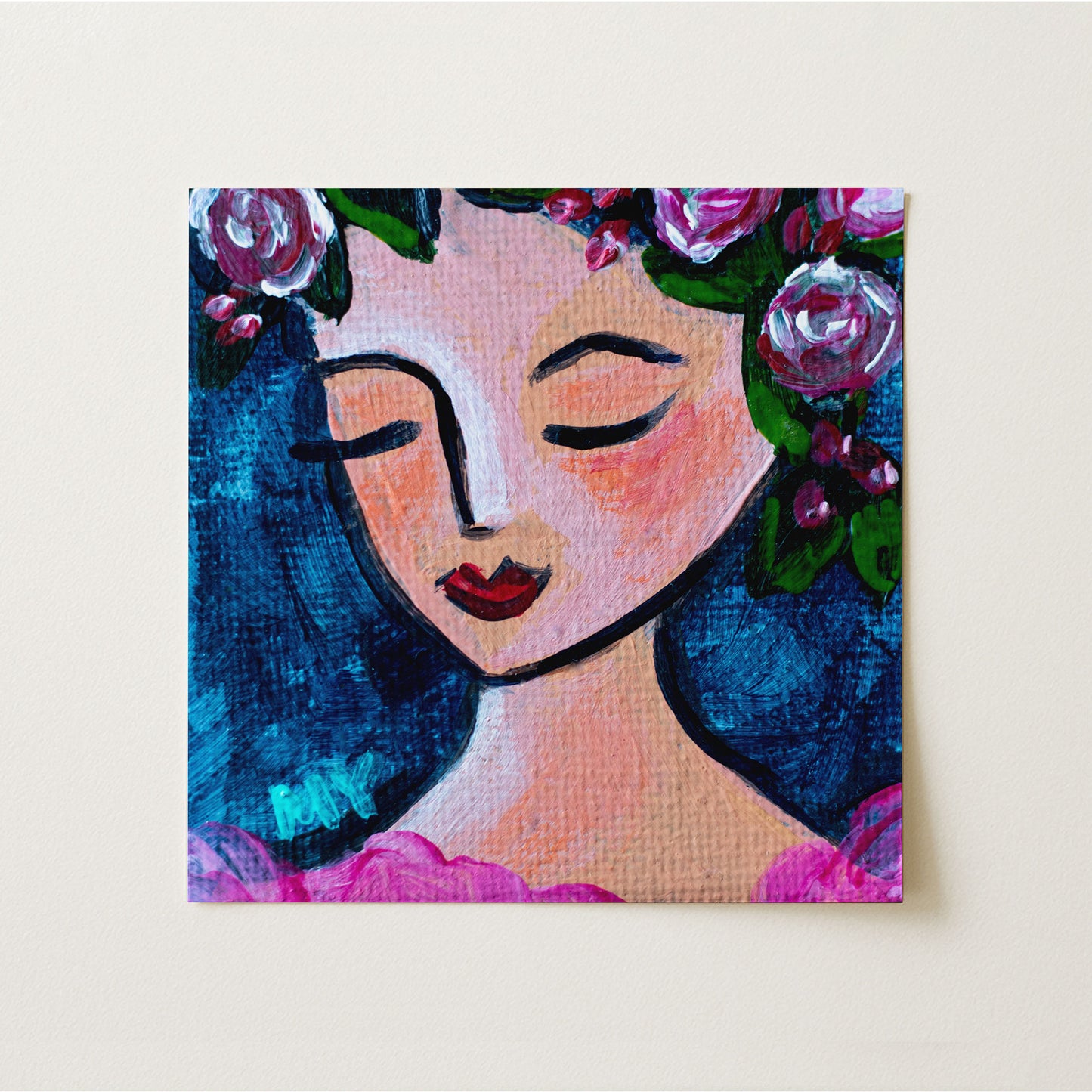 Beloved | Botanical Fine Art Print 8"x8" | Part of The 100 Muses Project
