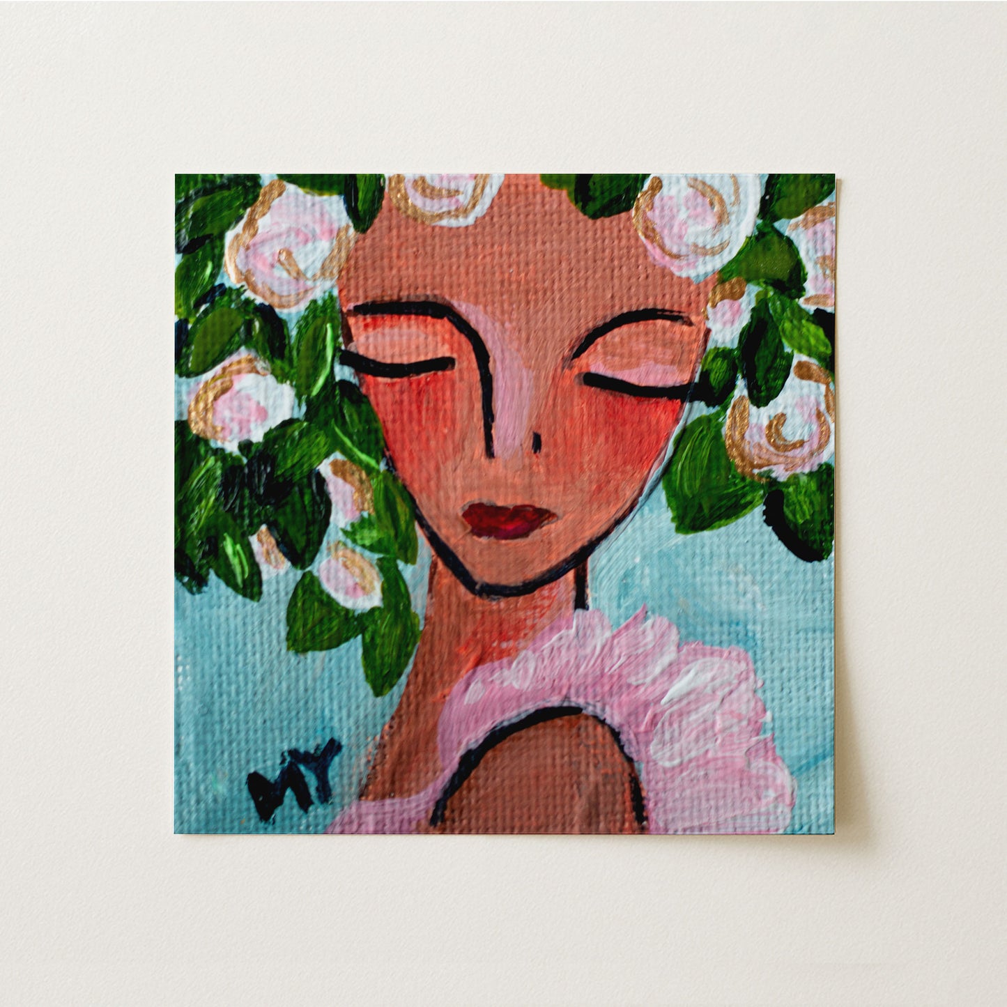 Bliss | Botanical Fine Art Print 8"x8" | Part of The 100 Muses Project