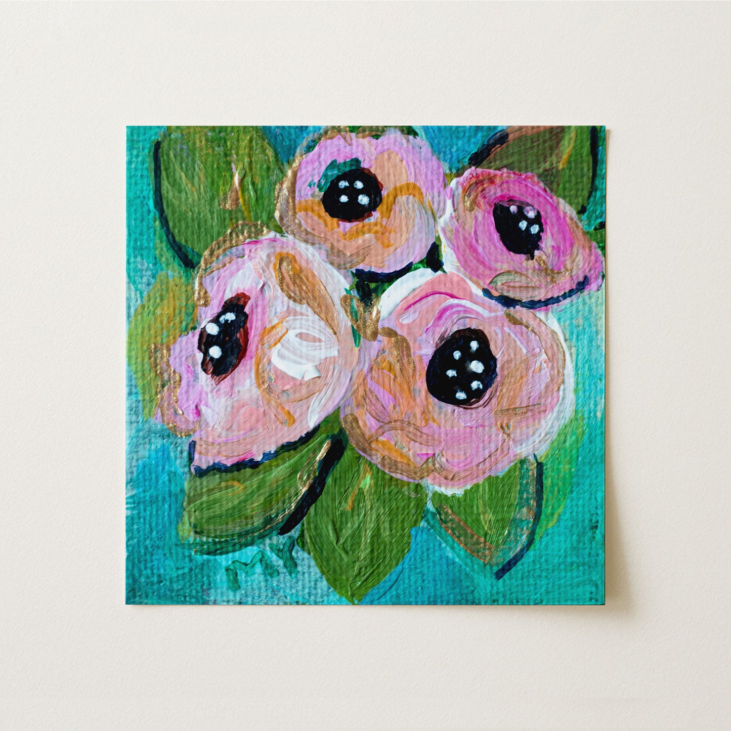 Bouquet | Botanical Fine Art Print 8"x8" | Part of The 100 Muses Project