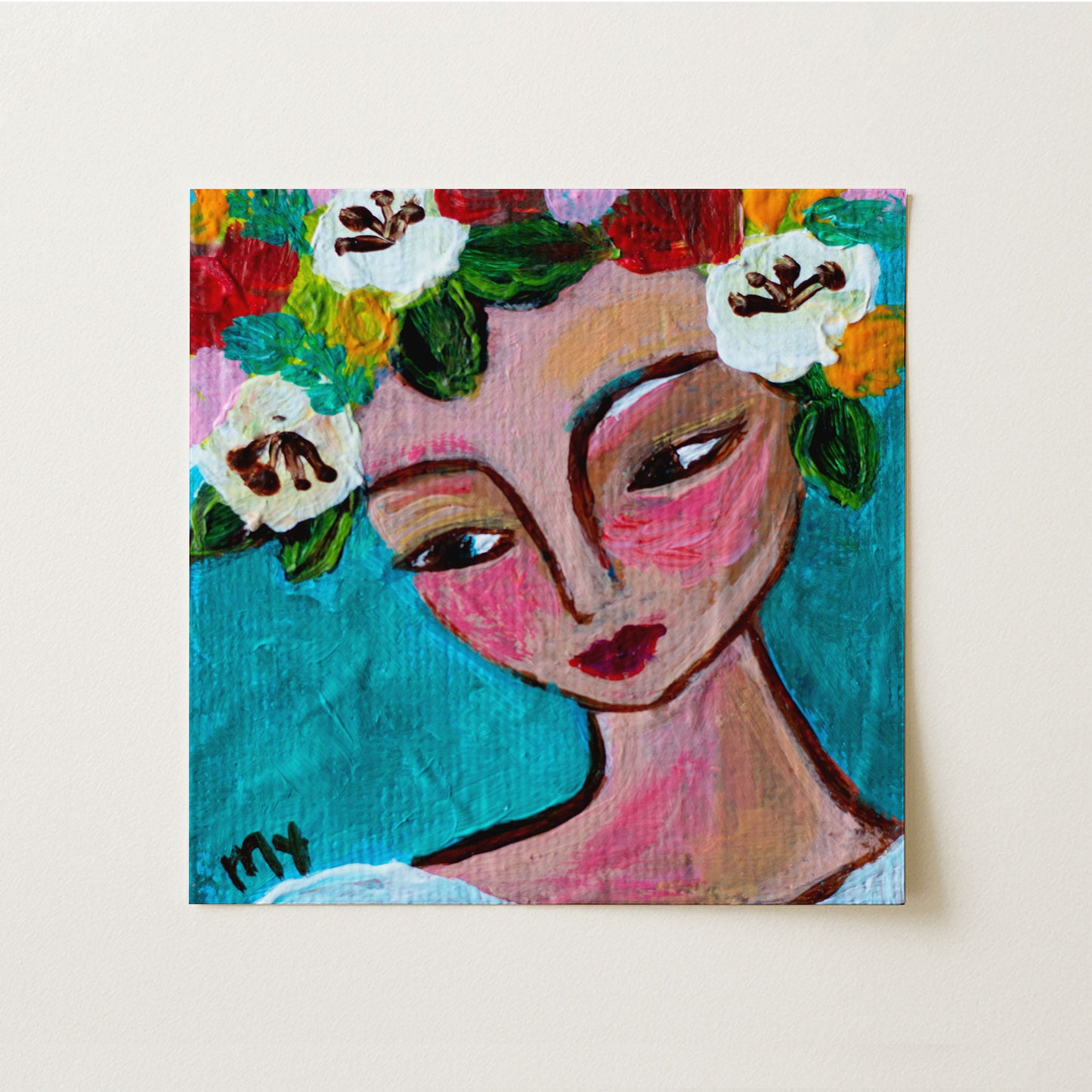 Brisa | Botanical Fine Art Print 8"x8" | Part of The 100 Muses Project