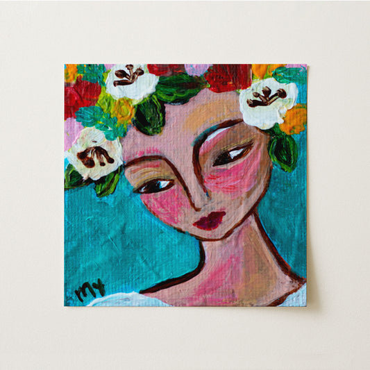 Brisa | Botanical Fine Art Print 8"x8" | Part of The 100 Muses Project