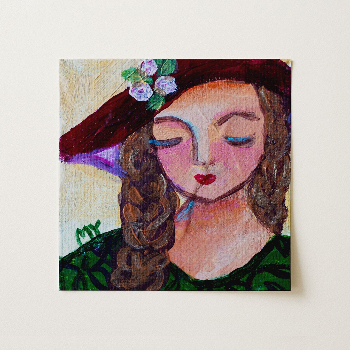 Bubbly | Botanical Fine Art Print 8"x8" | Part of The 100 Muses Project