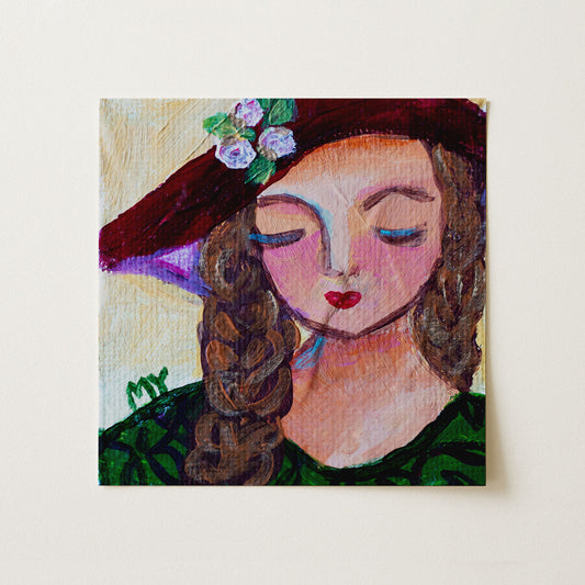 Bubbly | Botanical Fine Art Print 8"x8" | Part of The 100 Muses Project