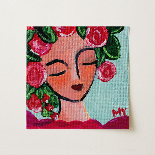 Celebrate | Botanical Fine Art Print 8"x8" | Part of The 100 Muses Project