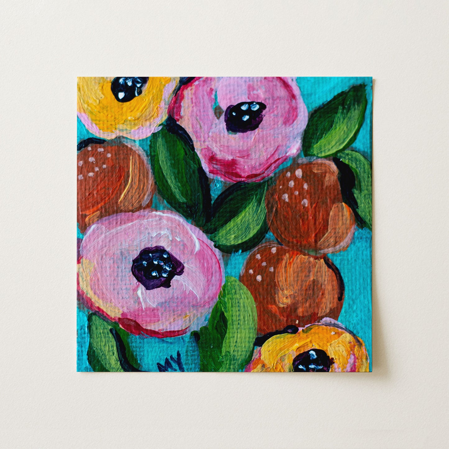 Citrus Delight 1 | Botanical Fine Art Print 8"x8" | Part of The 100 Muses Project