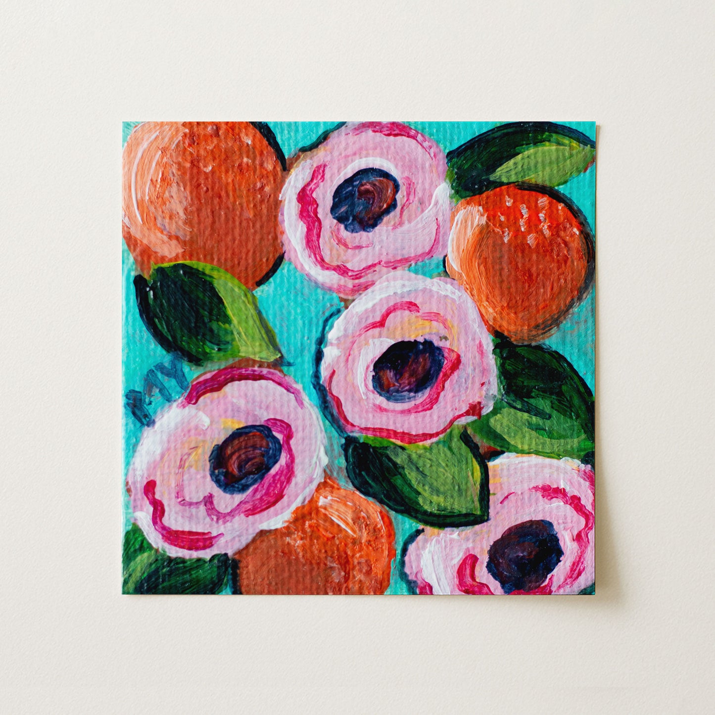 Citrus Delight 2 | Botanical Fine Art Print 8"x8" | Part of The 100 Muses Project