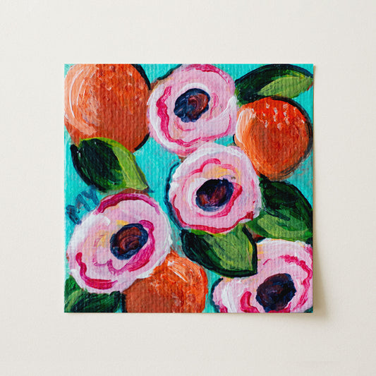 Citrus Delight 2 | Botanical Fine Art Print 8"x8" | Part of The 100 Muses Project