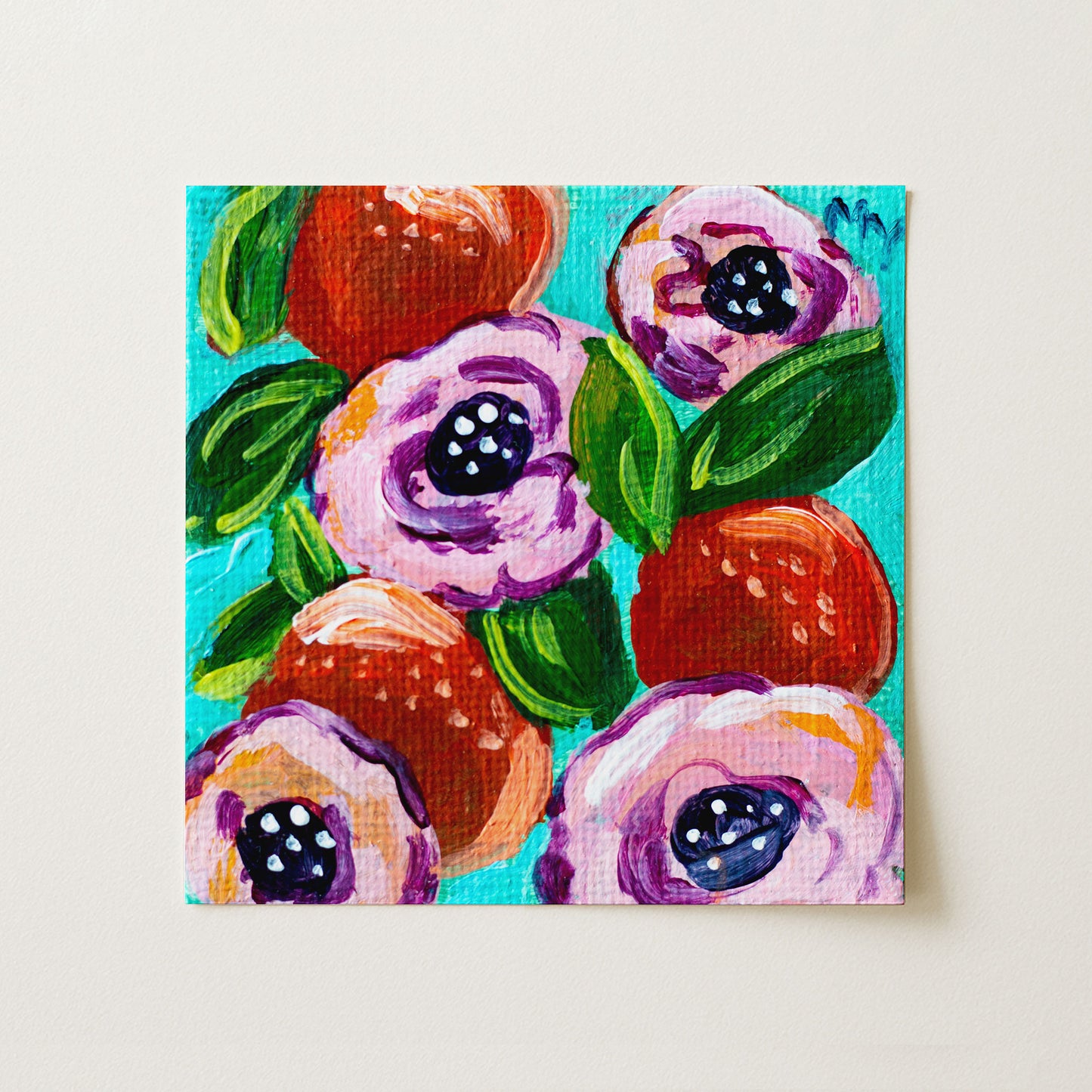 Citrus Delight 3 | Botanical Fine Art Print 8"x8" | Part of The 100 Muses Project