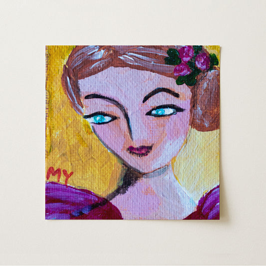 Daybreak | Botanical Fine Art Print 8"x8" | Part of The 100 Muses Project