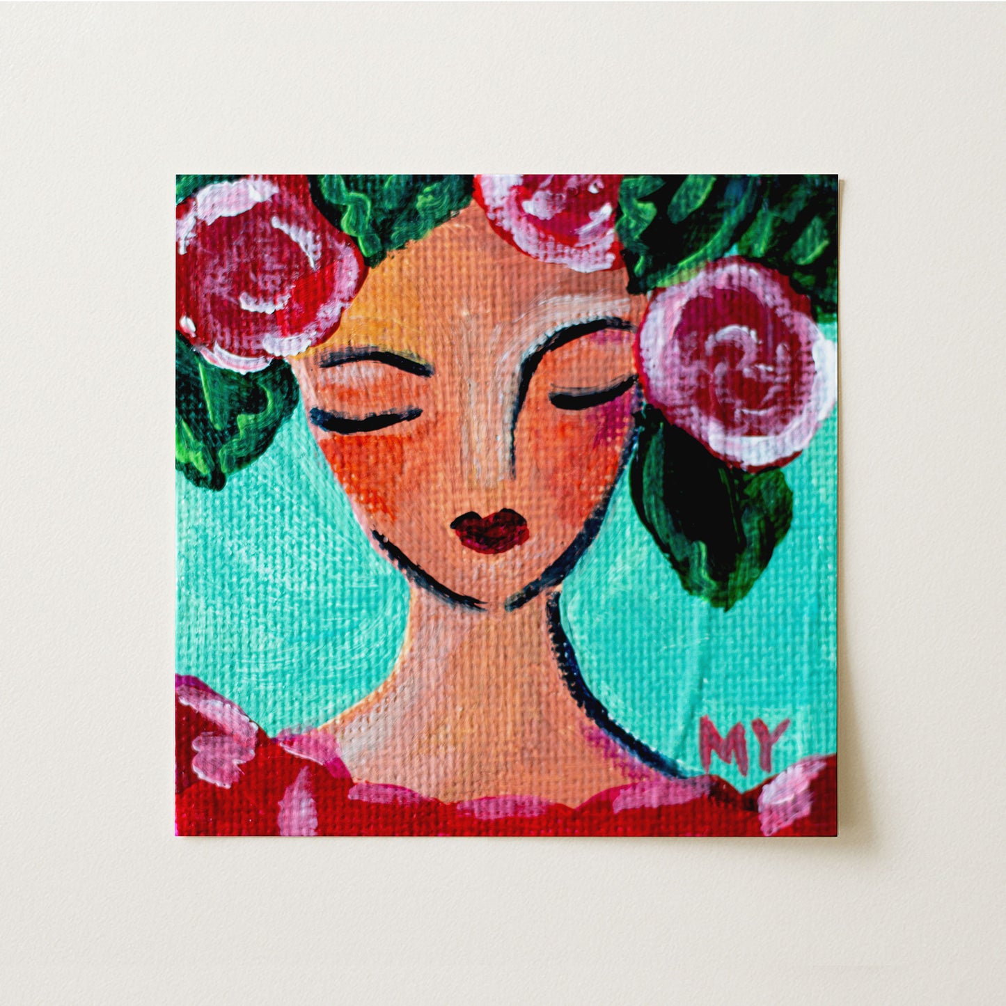 Dazzle | Botanical Fine Art Print 8"x8" | Part of The 100 Muses Project