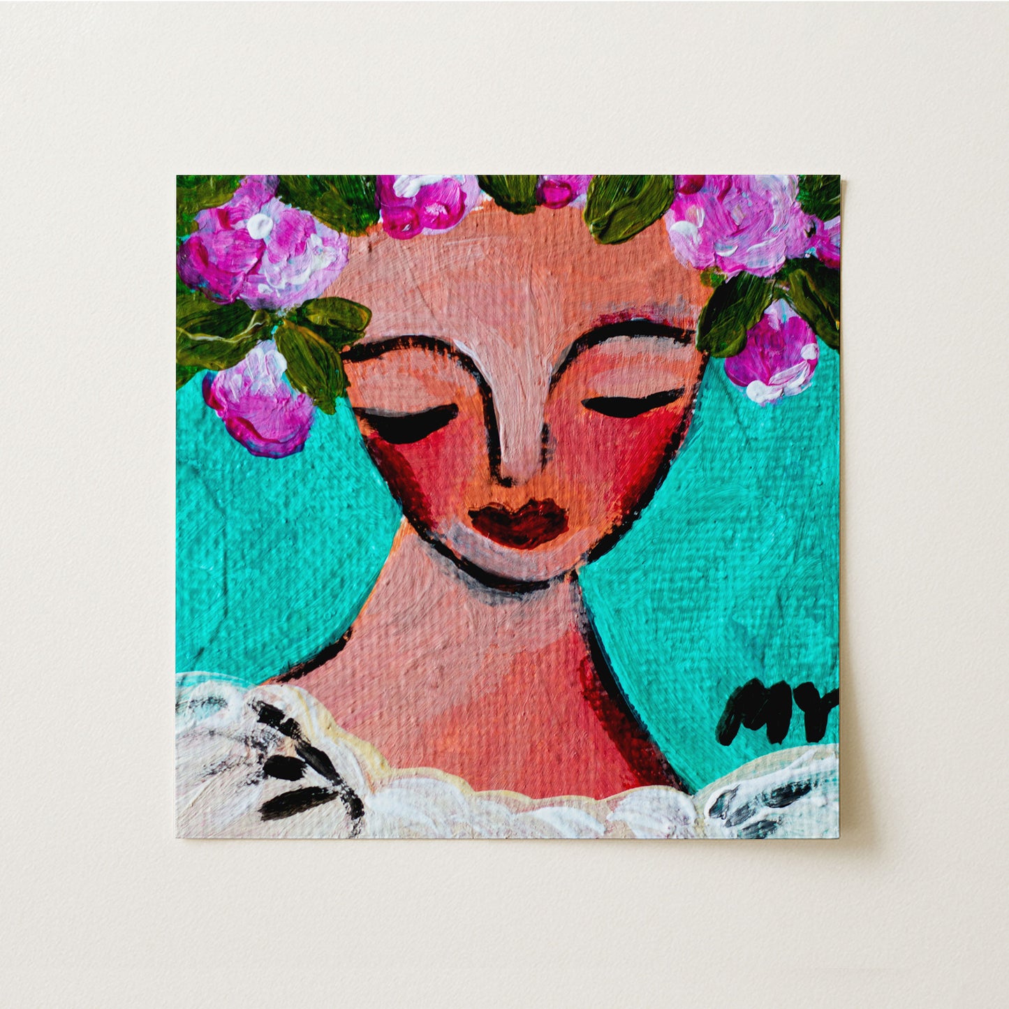 Dulsura | Botanical Fine Art Print 8"x8" | Part of The 100 Muses Project