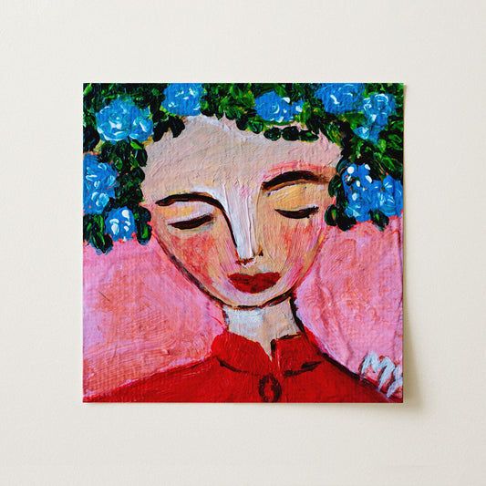 Esperanza | Botanical Fine Art Print 8"x8" | Part of The 100 Muses Project