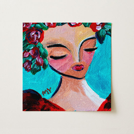 Ethereal | Botanical Fine Art Print 8"x8" | Part of The 100 Muses Project