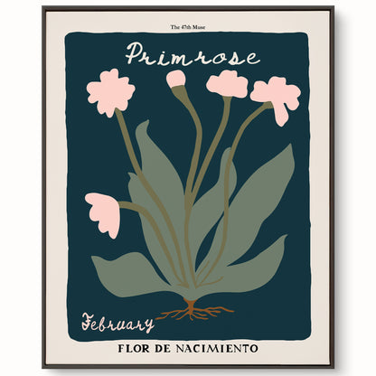 February Birth Flower Art Print