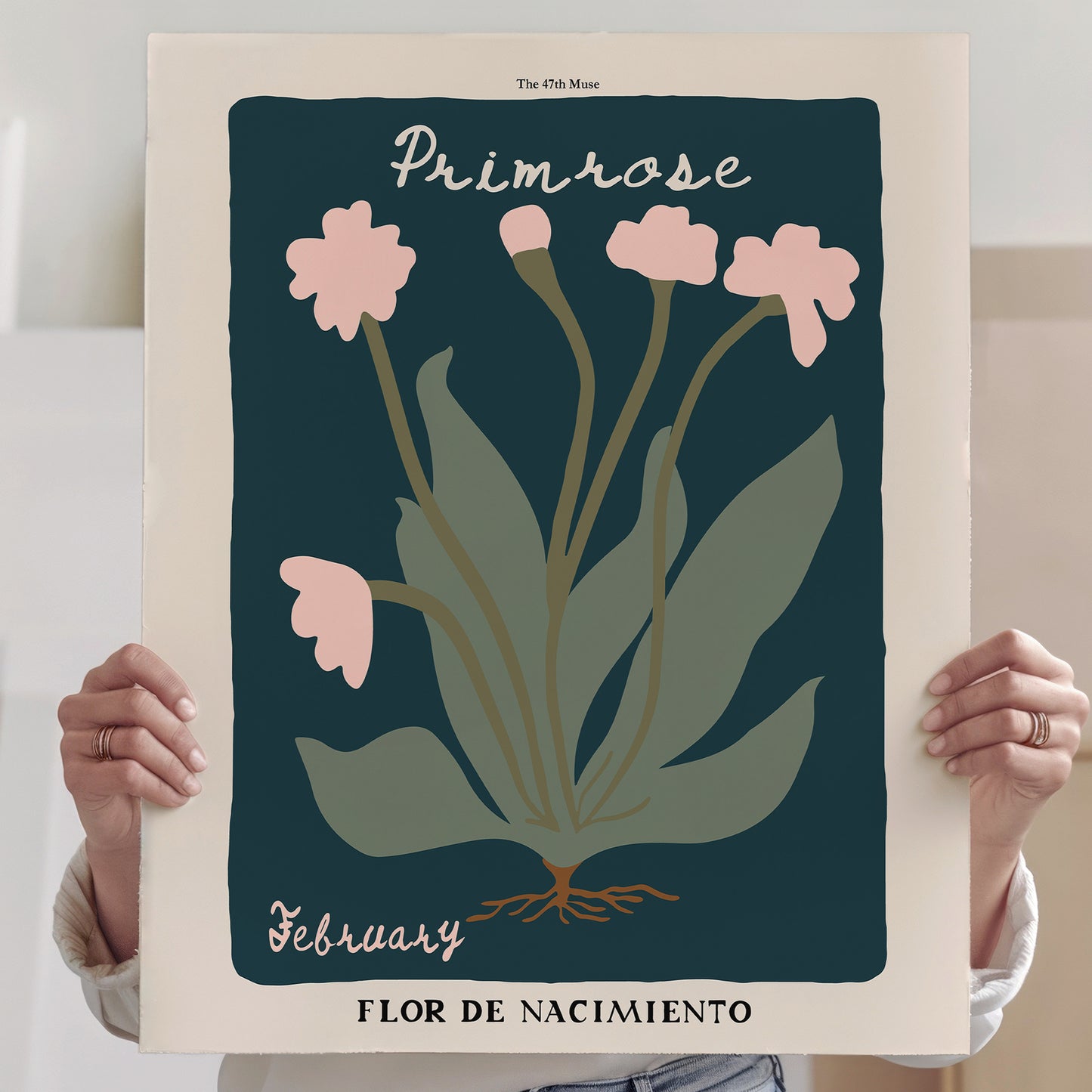 February Birth Flower Art Print