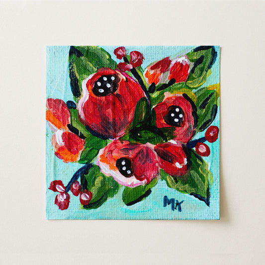 Floral Bliss | Botanical Fine Art Print 8"x8" | Part of The 100 Muses Project
