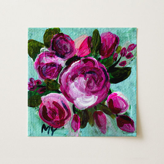Floral Dream | Botanical Fine Art Print 8"x8" | Part of The 100 Muses Project