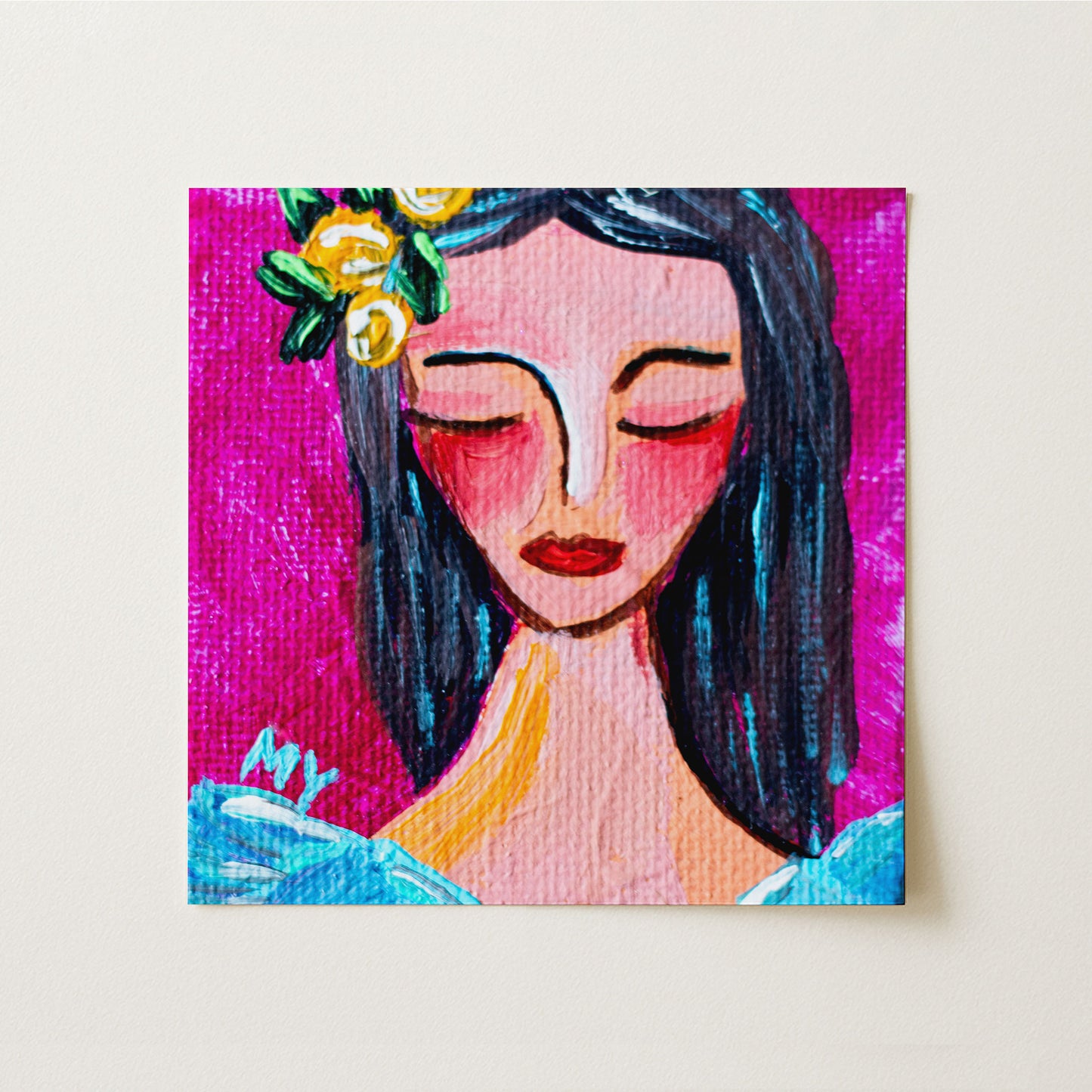Flourish | Botanical Fine Art Print 8"x8" | Part of The 100 Muses Project