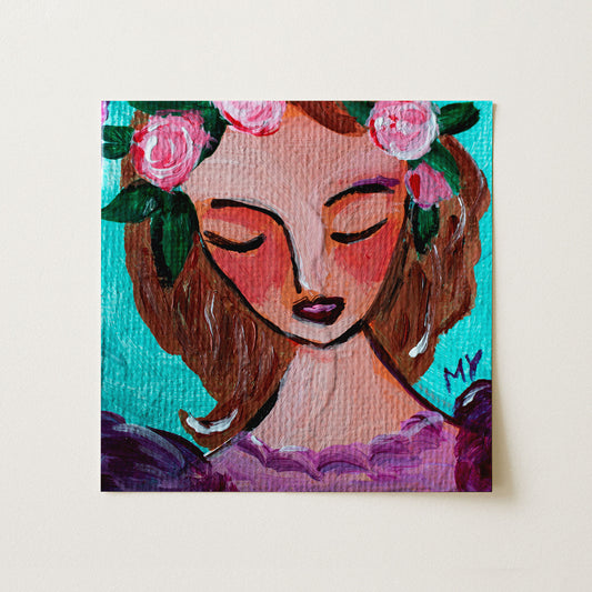 Intuition | Botanical Fine Art Print 8"x8" | Part of The 100 Muses Project