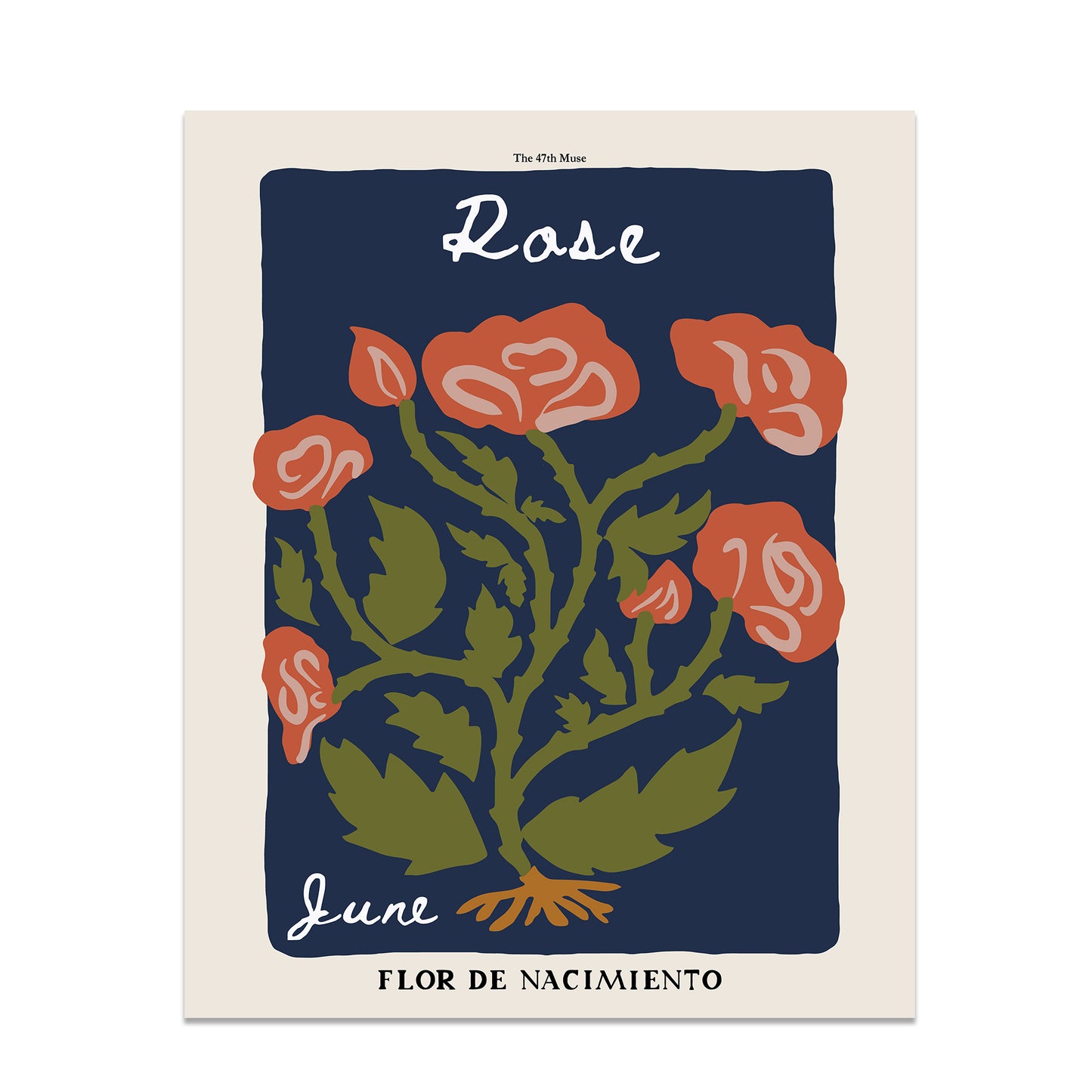 June Birth Flower Art Print