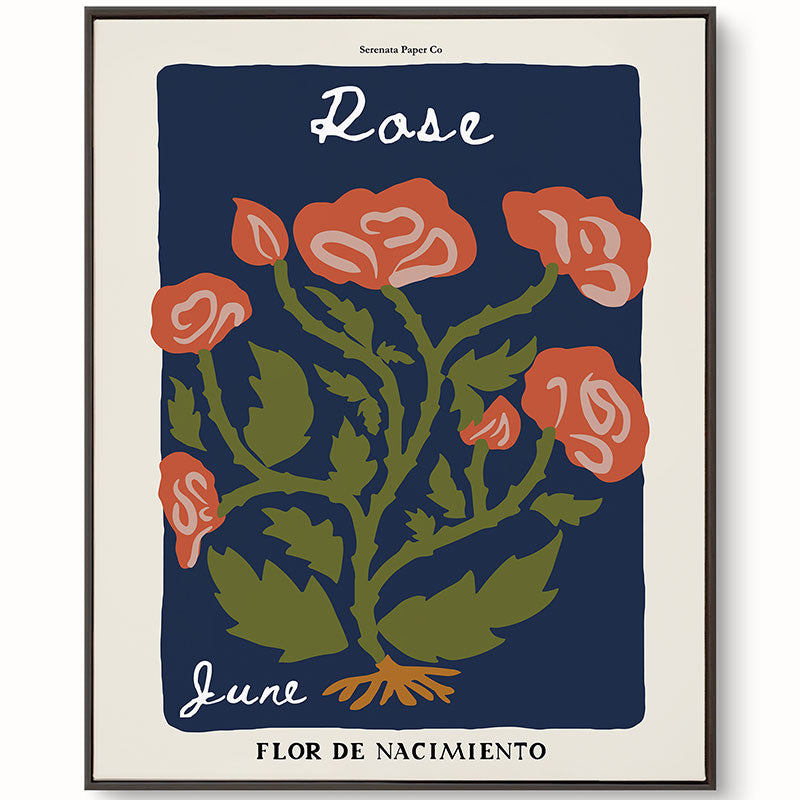 June Birth Flower Art Print