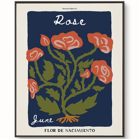 June Birth Flower Art Print