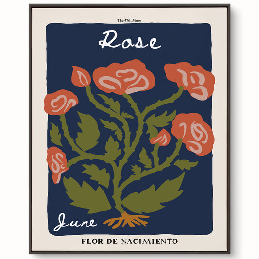 June Birth Flower Art Print