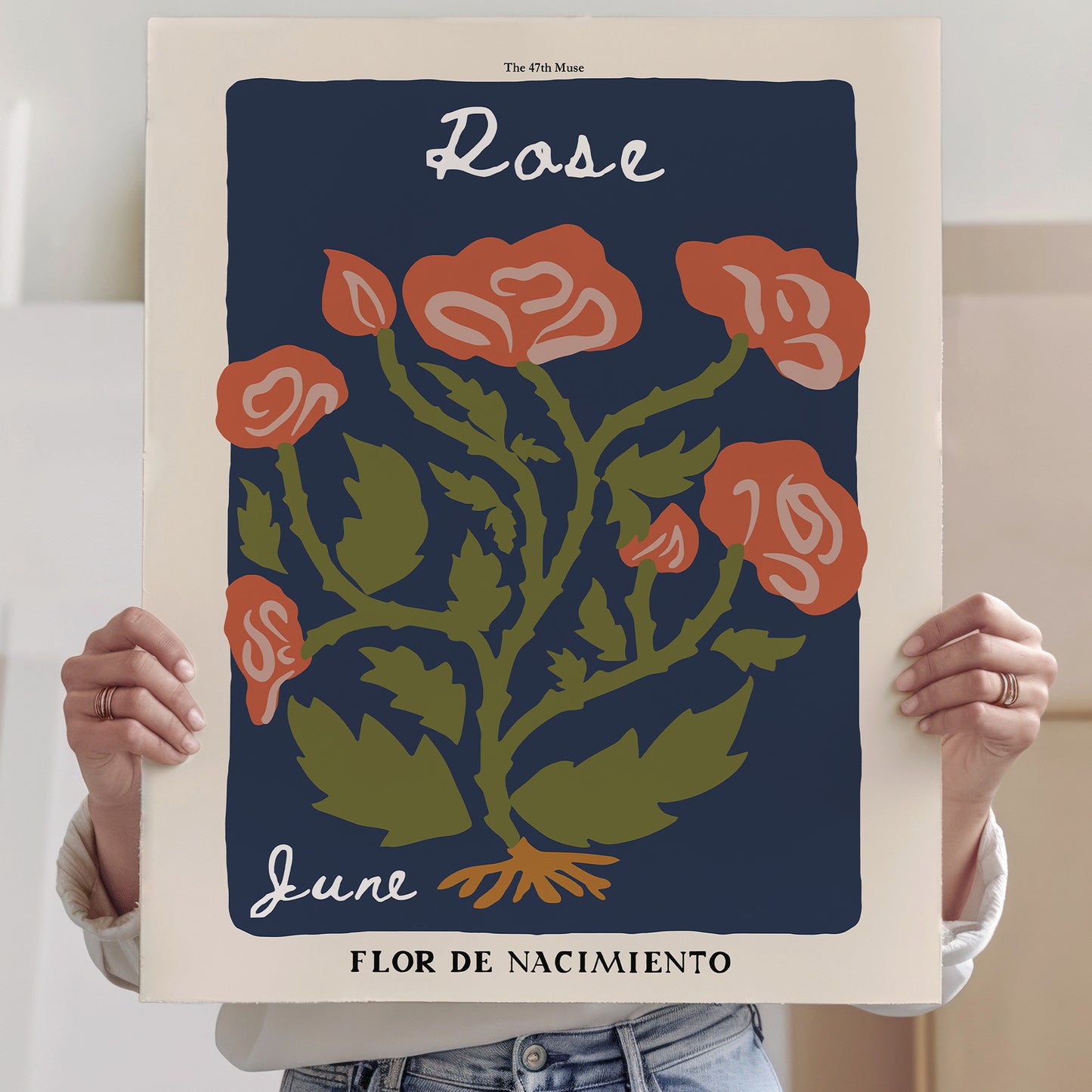 June Birth Flower Art Print