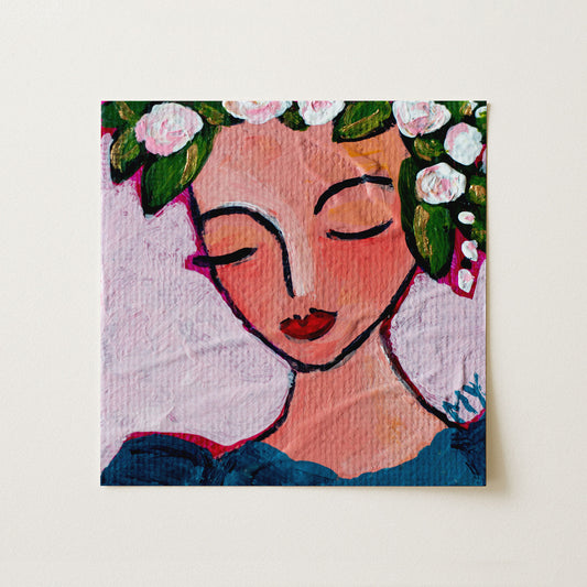 Kindred | Botanical Fine Art Print 8"x8" | Part of The 100 Muses Project