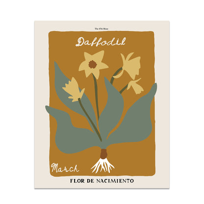 March Birth Flower Art Print