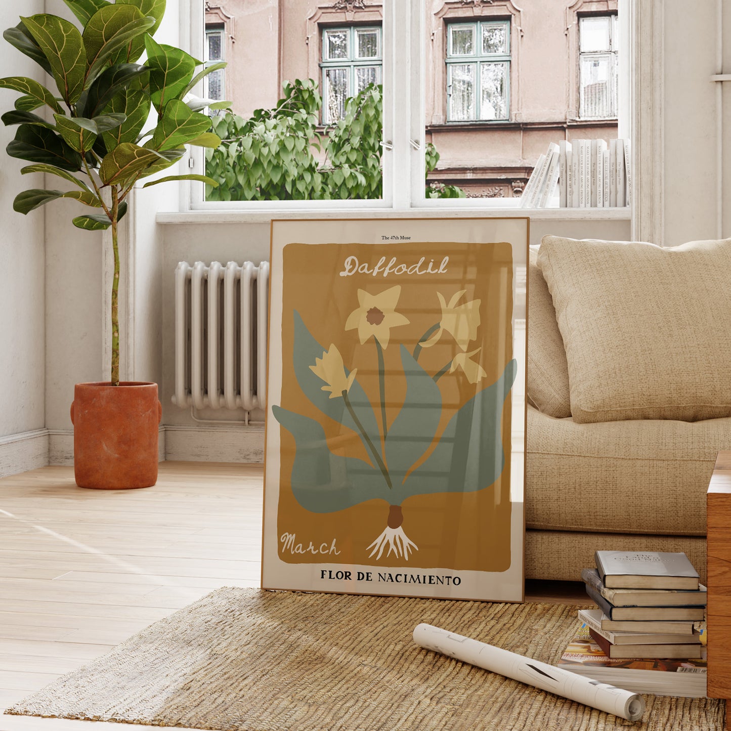 March Birth Flower Art Print