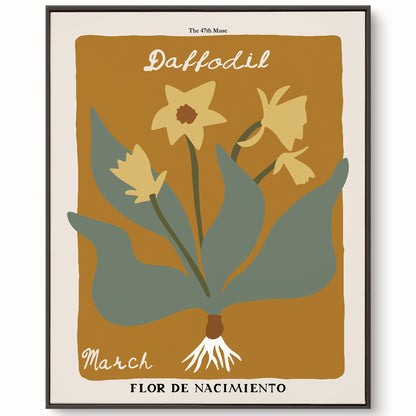 March Birth Flower Art Print