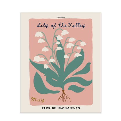 May Birth Flower Art Print