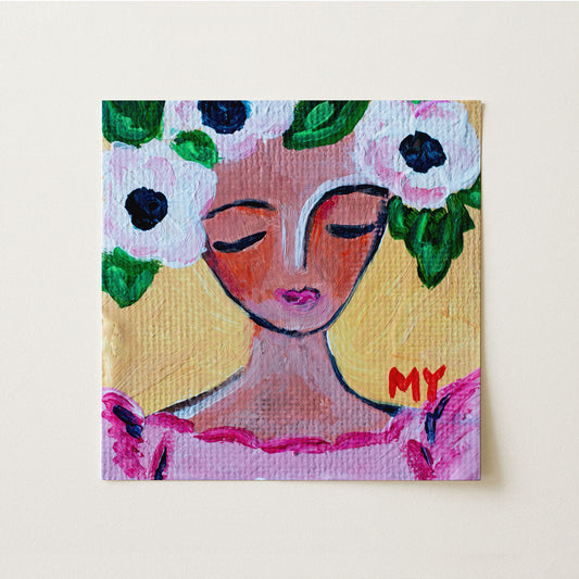 Meadow | Botanical Fine Art Print 8"x8" | Part of The 100 Muses Project