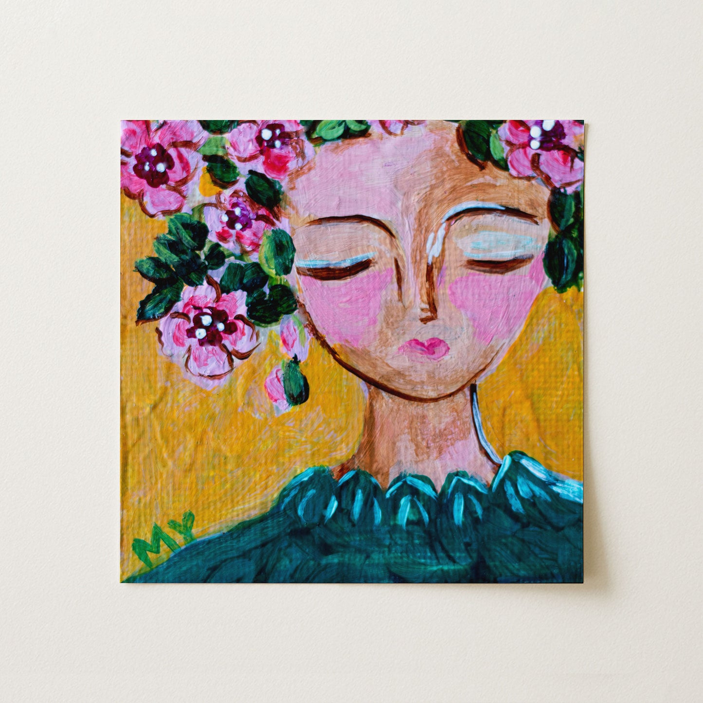 Melody | Botanical Fine Art Print 8"x8" | Part of The 100 Muses Project
