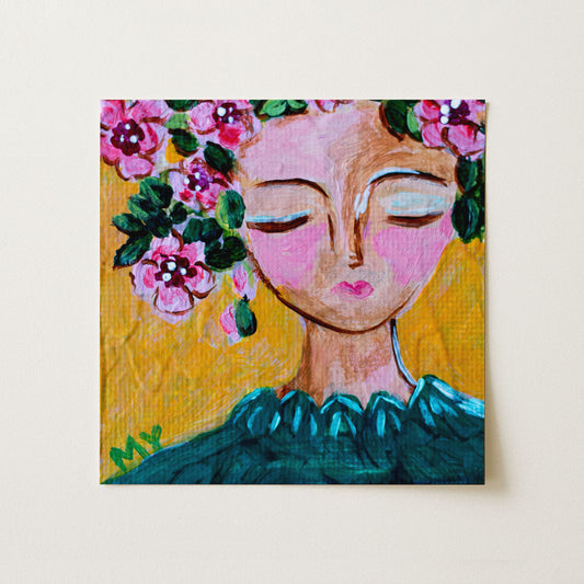Melody | Botanical Fine Art Print 8"x8" | Part of The 100 Muses Project