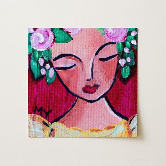 Miracle | Botanical Fine Art Print 8"x8" | Part of The 100 Muses Project