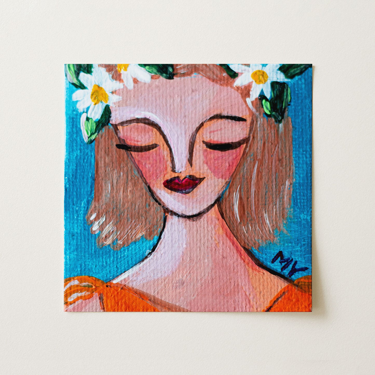 Mother Terra | Botanical Fine Art Print 8"x8" | Part of The 100 Muses Project